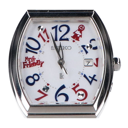 SEIKO セイコー 【美品/LUKIA ルキア 30周年記念 MR.FRIENDLY コラボレーション限定モデル 国内限定500本】SSVW237 1B32 Happy Collection デイト ソーラー電波 腕時計