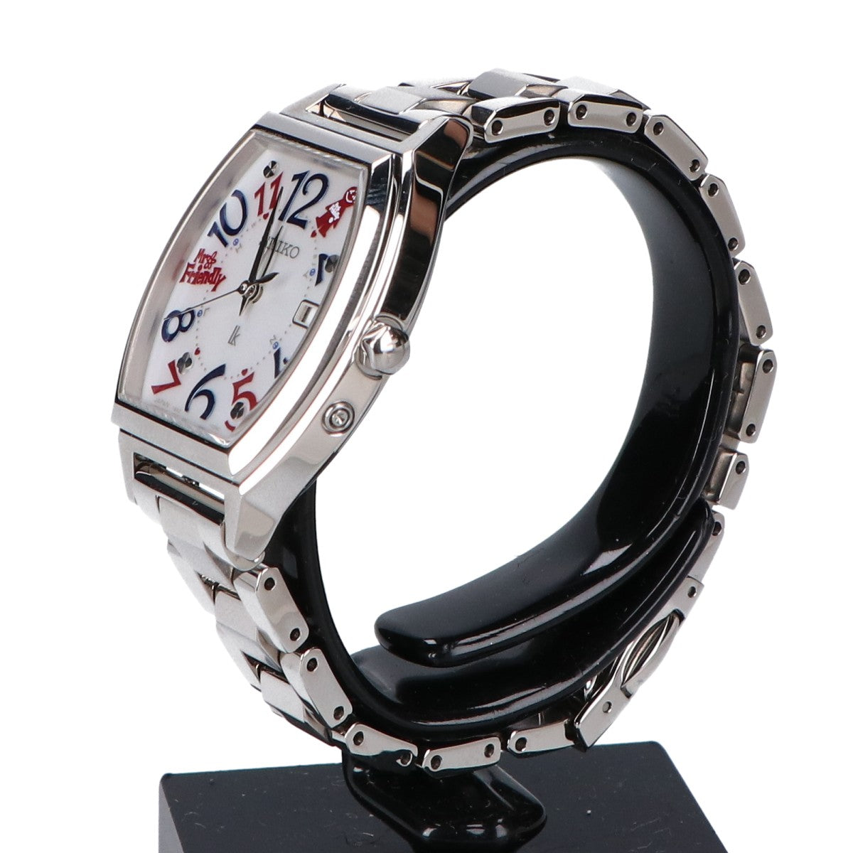 SEIKO セイコー 【美品/LUKIA ルキア 30周年記念 MR.FRIENDLY コラボレーション限定モデル 国内限定500本】SSVW237 1B32 Happy Collection デイト ソーラー電波 腕時計