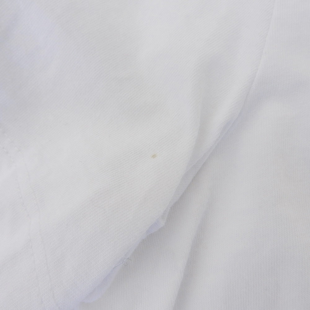 AMI PARIS アミパリス 美品 コットン ワンポイントロゴ Tシャツ トップス メンズ 白 ホワイト M トップス M