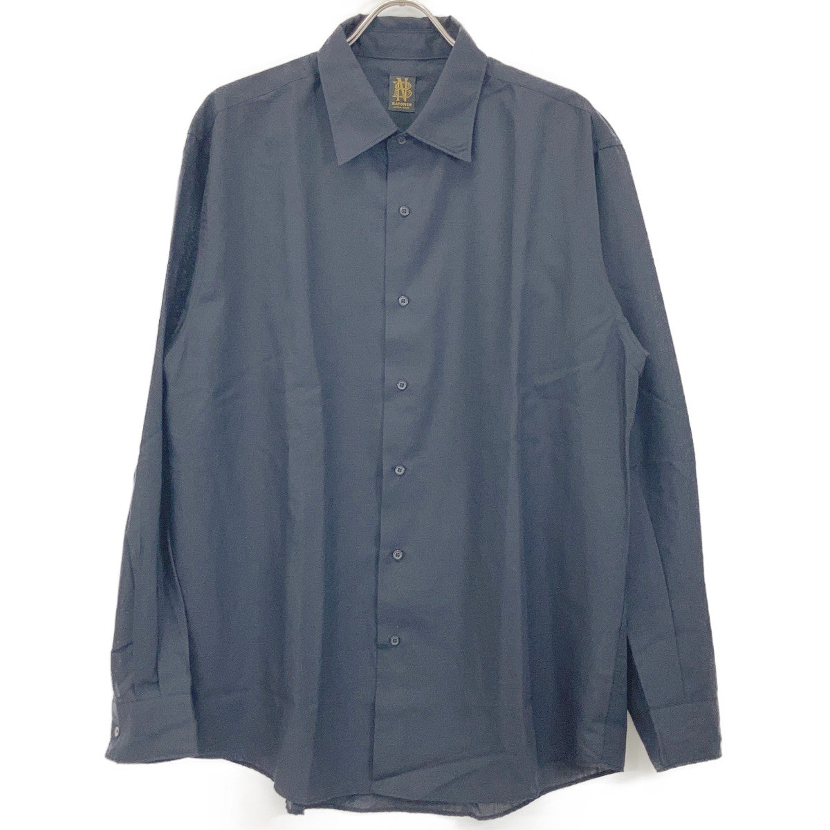 BATONER バトナー BN-23SM-023 ﾌﾞﾗｯｸ TROPICAL WOOL REGULAR COLLAR SHIRT トップス 3