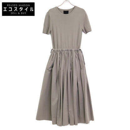 ADORE アドーア 24年製 ｸﾞﾚｰﾊｲｹﾞｰｼﾞｽﾄﾚｯﾁ切り替えﾜﾝﾋﾟｰｽ ワンピース 38