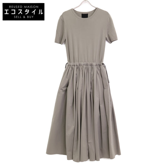 ADORE アドーア 24年製 ｸﾞﾚｰﾊｲｹﾞｰｼﾞｽﾄﾚｯﾁ切り替えﾜﾝﾋﾟｰｽ ワンピース 38