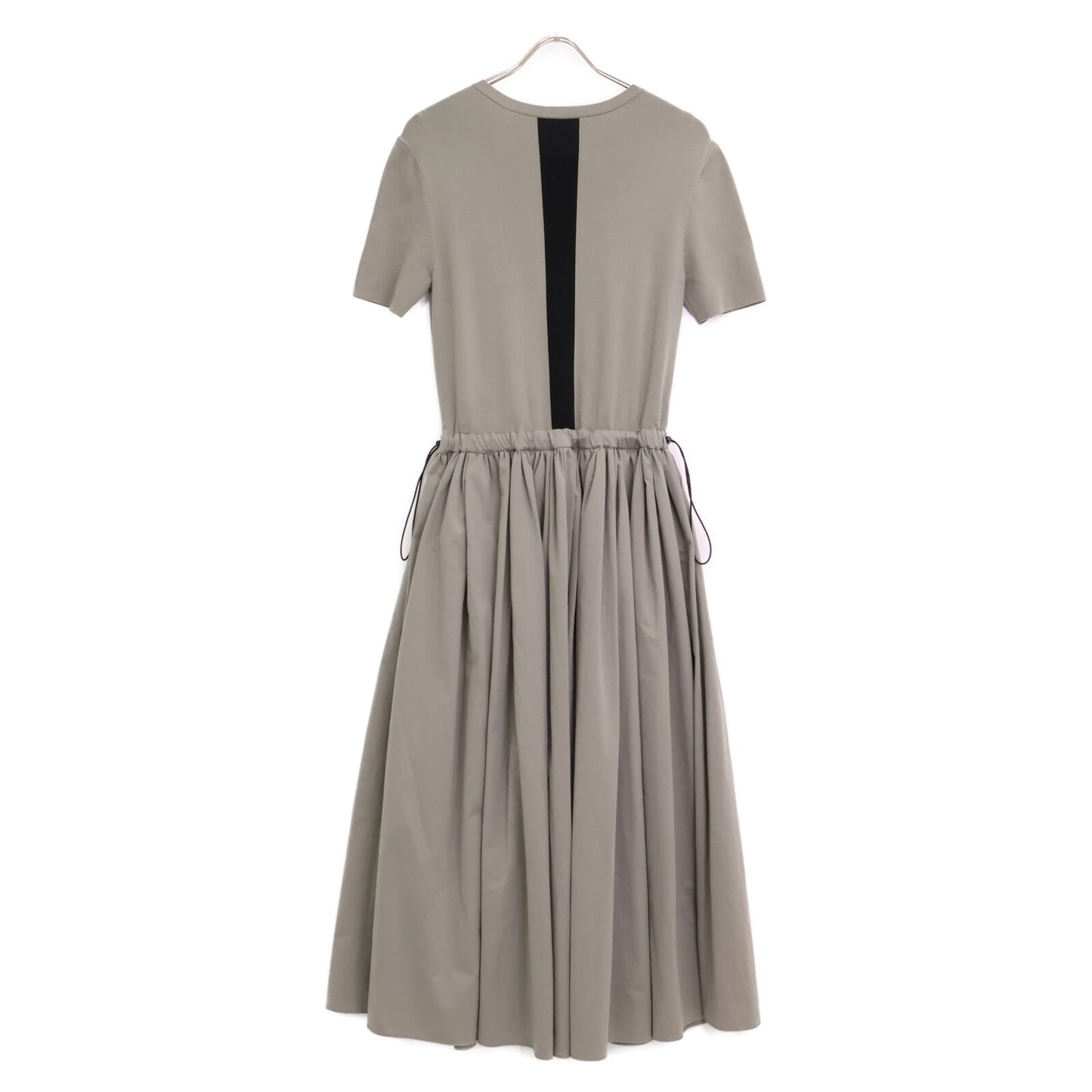 ADORE アドーア 24年製 ｸﾞﾚｰﾊｲｹﾞｰｼﾞｽﾄﾚｯﾁ切り替えﾜﾝﾋﾟｰｽ ワンピース 38