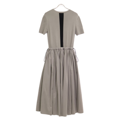 ADORE アドーア 24年製 ｸﾞﾚｰﾊｲｹﾞｰｼﾞｽﾄﾚｯﾁ切り替えﾜﾝﾋﾟｰｽ ワンピース 38