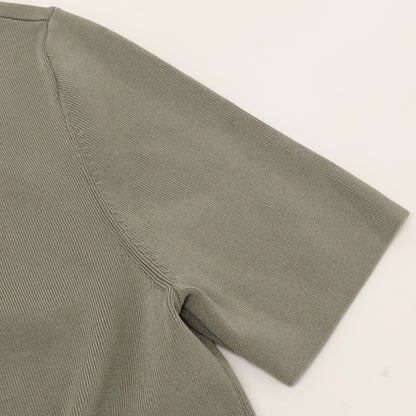 ADORE アドーア 24年製 ｸﾞﾚｰﾊｲｹﾞｰｼﾞｽﾄﾚｯﾁ切り替えﾜﾝﾋﾟｰｽ ワンピース 38