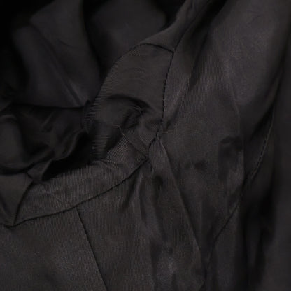 BORDERS at BALCONY ボーダーズアットバルコニー BD2111-3A-09 21SS ﾌﾞﾗｯｸ ﾁｪｽﾀｰﾌﾘﾙｺｰﾄ コート 36