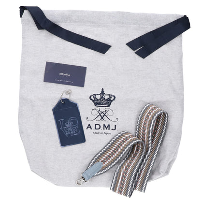 A.D.M.J. Accessoires De Mademoiselle ADMJ 【美品】バンブーハンドル 2WAYショルダー ハンドバッグ