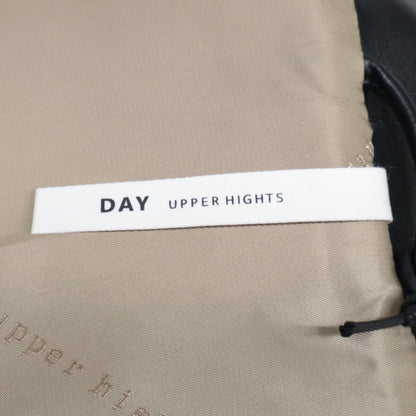 upper hights アッパーハイツ 870D00902BLK 24SS ﾌﾞﾗｯｸ ﾌｪｲｸﾚｻﾞｰ THE RIDERS SHORT ﾀﾞﾌﾞﾙﾗｲﾀﾞｰｽｼﾞｬｹｯﾄ ジャケット 1