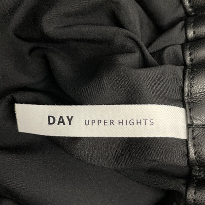 upper hights アッパーハイツ 20JD00602BLK 24SS ﾌﾞﾗｯｸ ﾌｪｲｸﾚｻﾞｰ Kylie ﾌﾚｱｽｶｰﾄ スカート 1