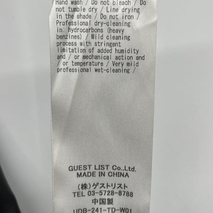 upper hights アッパーハイツ 20JD00602BLK 24SS ﾌﾞﾗｯｸ ﾌｪｲｸﾚｻﾞｰ Kylie ﾌﾚｱｽｶｰﾄ スカート 1