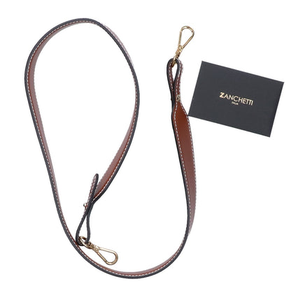 ZANCHETTI ザンケッティ 【美品】ラフィアｘレザー クリップ ショルダーバッグ