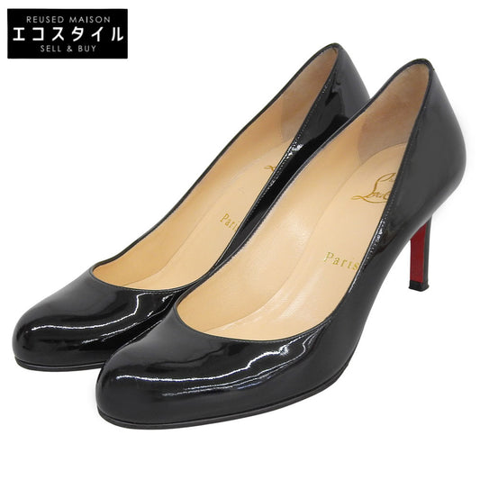 Christian Louboutin クリスチャンルブタン パテント SIMPLE PUMP シンプル パンプス レッドソール レディース ブラック 36 1/2 36.5 シューズ 36.5