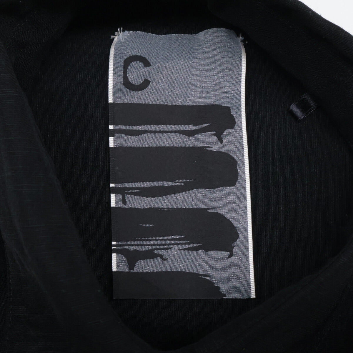 Chaos カオス 24SS CH209102ER ﾌﾞﾗｯｸ ﾘﾈﾝ混 ﾃﾞｻﾞｰﾗｼｬﾂﾜﾝﾋﾟｰｽ ワンピース F