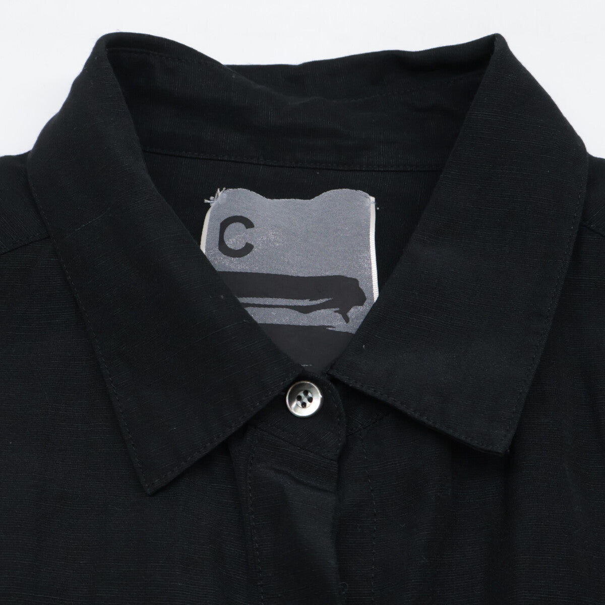 Chaos カオス 24SS CH209102ER ﾌﾞﾗｯｸ ﾘﾈﾝ混 ﾃﾞｻﾞｰﾗｼｬﾂﾜﾝﾋﾟｰｽ ワンピース F