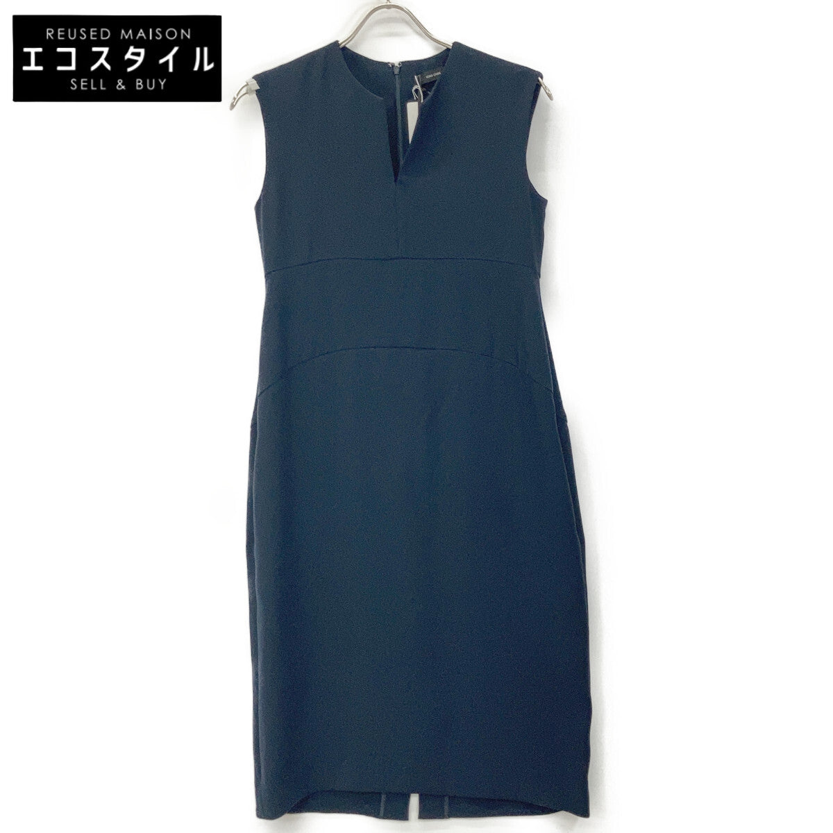 YOKOCHAN ヨーコチャン YCD-623-888 23年製 ﾈｲﾋﾞｰ ｽﾘｯﾄﾗｲﾝﾄﾞﾚｽ ﾜﾝﾋﾟｰｽ ワンピース 36