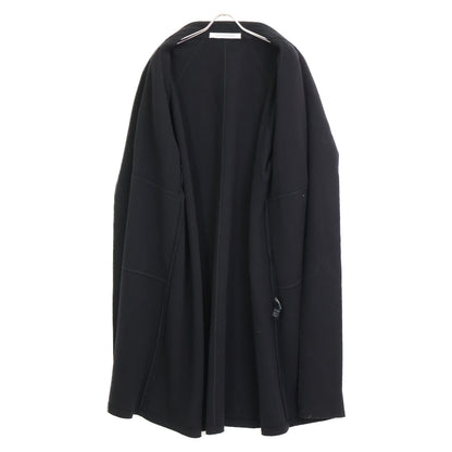 COGTHEBIGSMOKE コグザビッグスモーク 3802-224-201-1 ﾌﾞﾗｯｸ ｳｰﾙ×ﾅｲﾛﾝ ﾎﾞﾀﾝﾚｽ ﾍﾞﾙﾃｯﾄﾞﾄﾚﾝﾁｺｰﾄ コート 表記無し