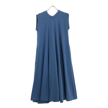 ATON エイトン ﾌﾞﾙｰ SUVIN AIR SPINNING FLARED DRESS ワンピース 01