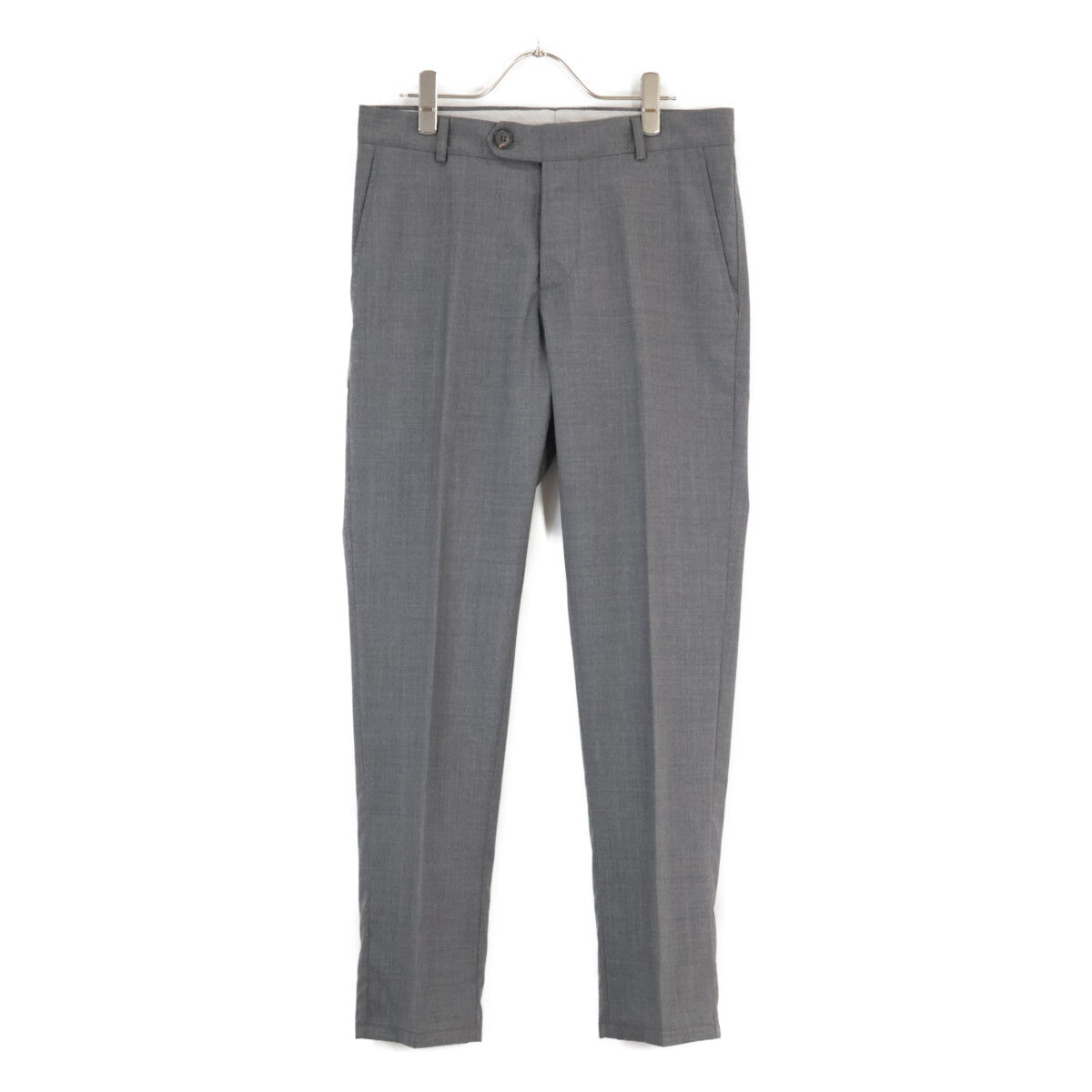 BRUNELLO CUCINELLI ブルネロクチネリ ｸﾞﾚｰ ｳｰﾙ ｽﾗｯｸｽﾊﾟﾝﾂ ボトムス 46