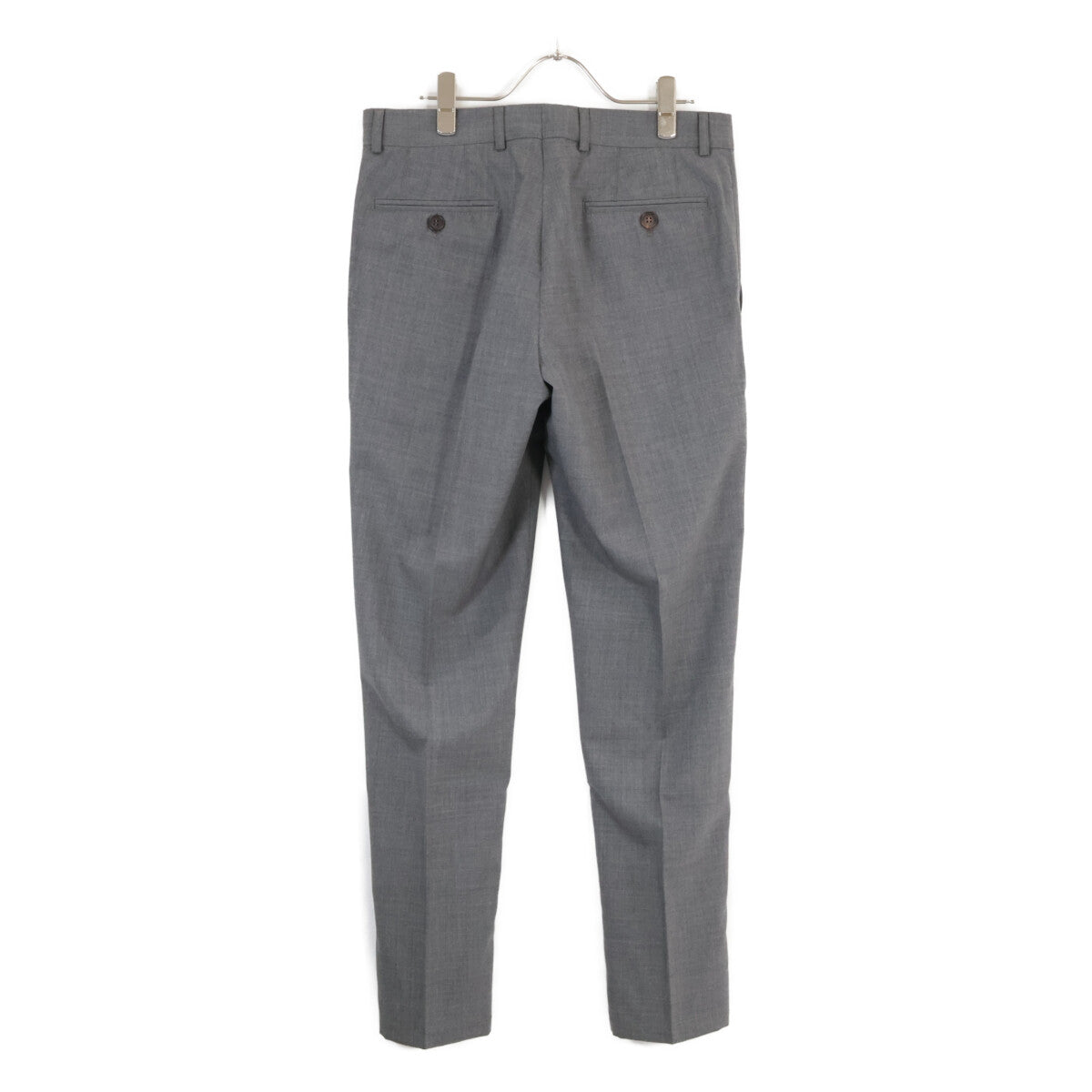 BRUNELLO CUCINELLI ブルネロクチネリ ｸﾞﾚｰ ｳｰﾙ ｽﾗｯｸｽﾊﾟﾝﾂ ボトムス 46