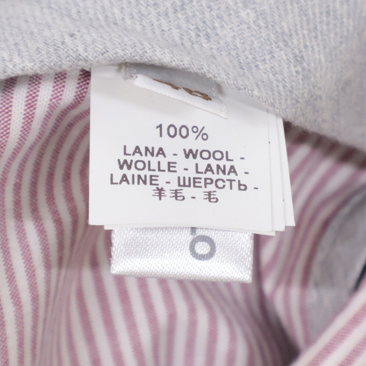 BRUNELLO CUCINELLI ブルネロクチネリ ｸﾞﾚｰ ｳｰﾙ ｽﾗｯｸｽﾊﾟﾝﾂ ボトムス 46