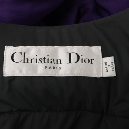 Christian Dior クリスチャンディオール 347C52A1537 BEE シルク混 ベルト付きパファ― ジャケット XS
