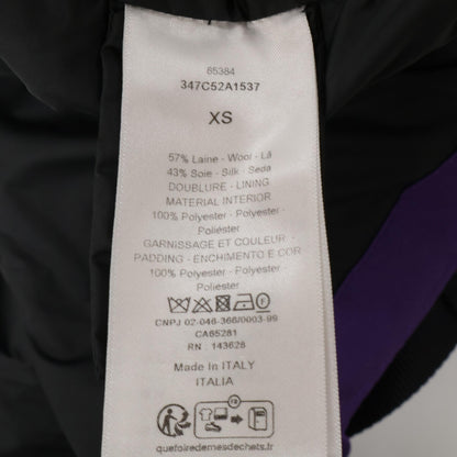 Christian Dior クリスチャンディオール 347C52A1537 BEE シルク混 ベルト付きパファ― ジャケット XS