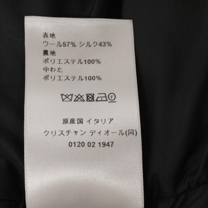 Christian Dior クリスチャンディオール 347C52A1537 BEE シルク混 ベルト付きパファ― ジャケット XS