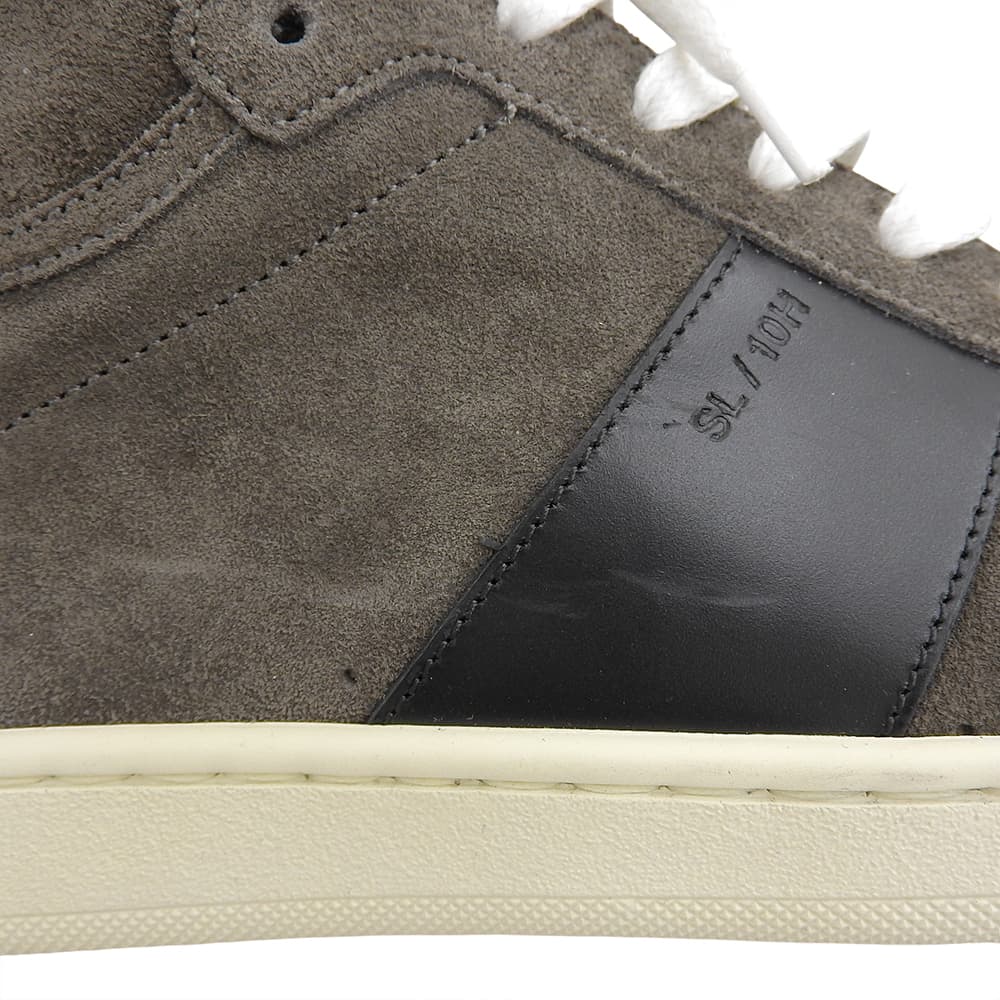 SAINT LAURENT PARIS サンローランパリ スエード ハイカット スニーカー シューズ メンズ ダークグレー 40 418026 シューズ 40