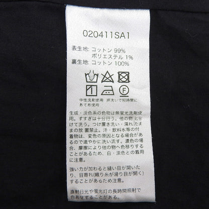 Saramallika サラマリカ ダブルフラワープリント コットン ワンピース レディース ホワイト×ブラック ワンピース ―