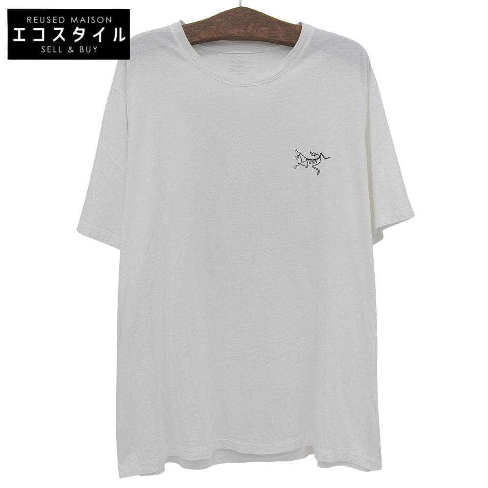 ARC'TERYX アークテリクス 美品 Multi Bird Logo SS Tシャツ トップス メンズ ホワイト XXL X000007747 24年製 トップス XXL