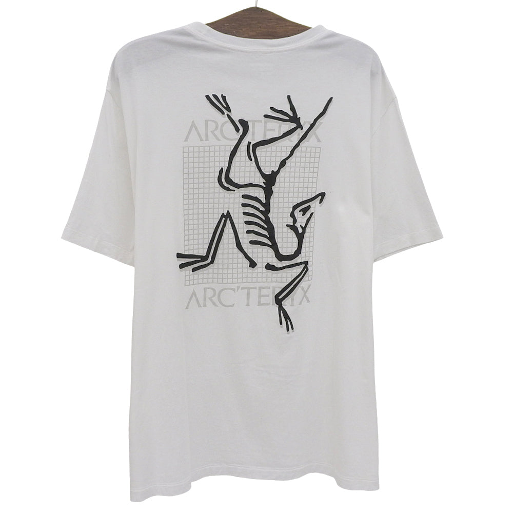 ARC'TERYX アークテリクス 美品 Multi Bird Logo SS Tシャツ トップス メンズ ホワイト XXL X000007747 24年製 トップス XXL
