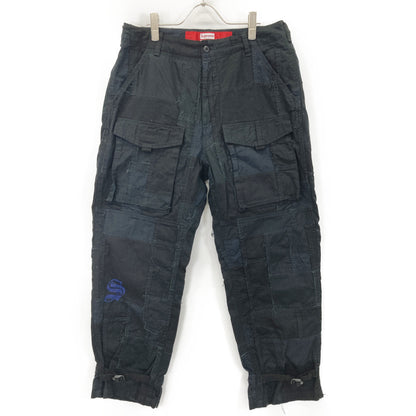 Supreme シュプリーム 【×JUNYA WATANABE】21AW ﾌﾞﾗｯｸ Patchwork Cargo Pant ボトムス 34