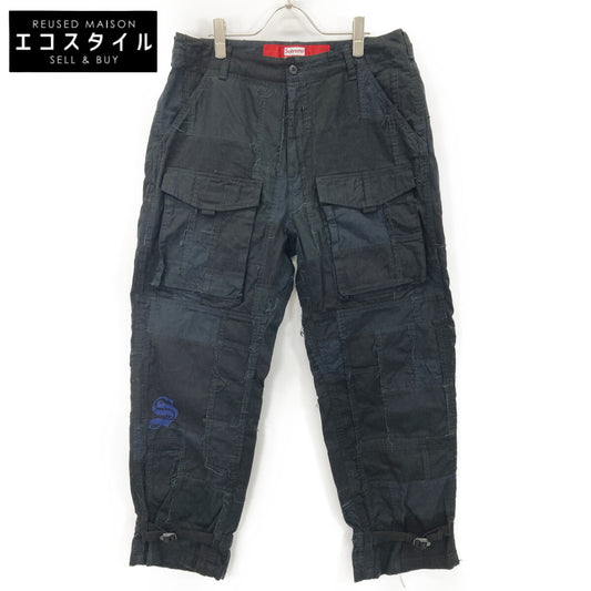 Supreme シュプリーム 【×JUNYA WATANABE】21AW ﾌﾞﾗｯｸ Patchwork Cargo Pant ボトムス 34