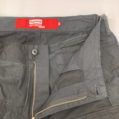 Supreme シュプリーム 【×JUNYA WATANABE】21AW ﾌﾞﾗｯｸ Patchwork Cargo Pant ボトムス 34