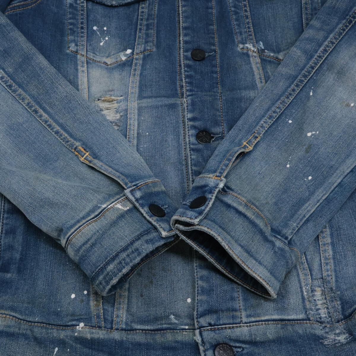 SURT サート x BIG JOHN ビッグジョン x RHC アールエイチシー MXSR27M ヴィンテージ加工 ペイント ジャケット M