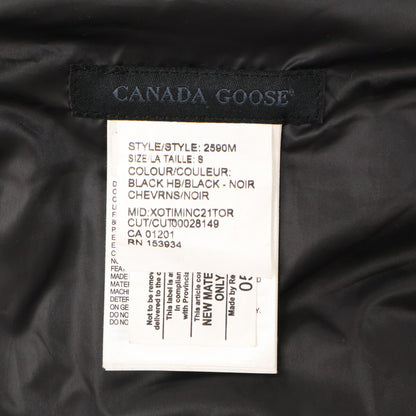 CANADA GOOSE カナダグース 国内正規 2590M Black Label HARGRAVE PARKA ハーグレイブ パーカ ダウン ジャケット S/P