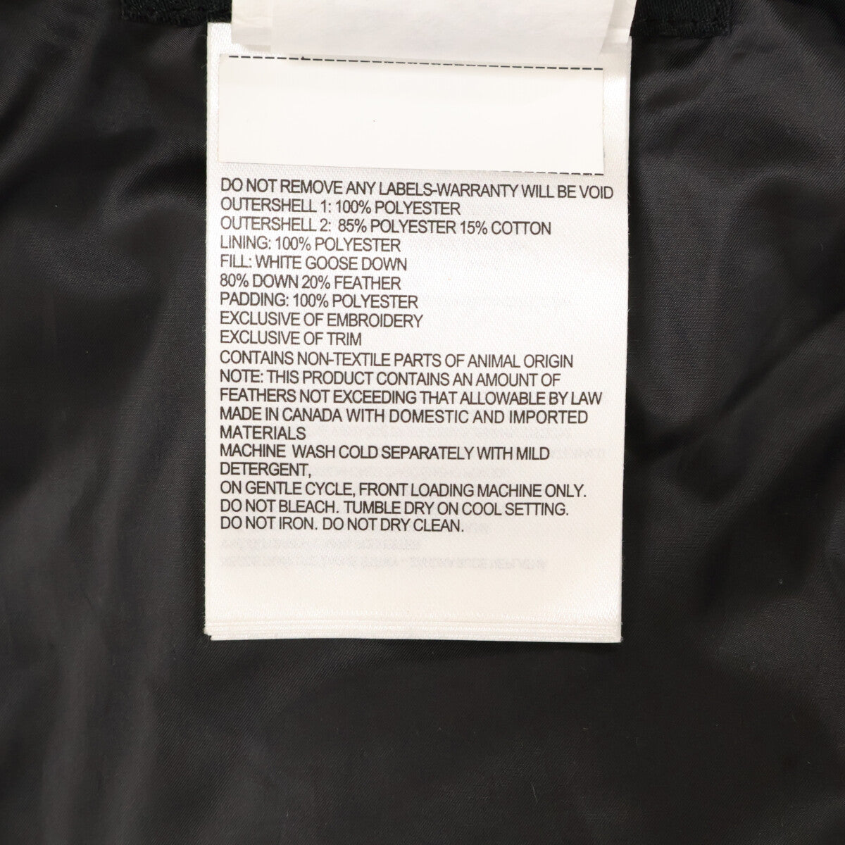 CANADA GOOSE カナダグース 国内正規 2590M Black Label HARGRAVE PARKA ハーグレイブ パーカ ダウン ジャケット S/P