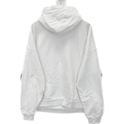 BALENCIAGA バレンシアガ 【UNISEX】674986 22SS ﾎﾜｲﾄ ｶﾚｯｼﾞﾌｰﾃﾞｨ ﾊﾟｰｶ トップス L