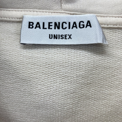 BALENCIAGA バレンシアガ 【UNISEX】675003 21年 ｱｲﾎﾞﾘｰ ﾘﾃｲﾙｾﾗﾋﾟｰ ﾛｺﾞﾌﾟﾘﾝﾄﾌｰﾃﾞｨ ﾊﾟｰｶ トップス 2