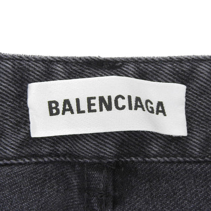 BALENCIAGA バレンシアガ フラワー総柄 ウォッシュ デニムパンツ ボトムス レディース ブラック 26 626106 20年 ボトムス 26