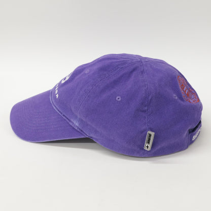 BALENCIAGA バレンシアガ 22SS 680739 410B2 USED加工 SNOWBOARD ロゴ刺繍 ベースボール キャップ 帽子 L 59cm