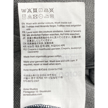 ACNE STUDIOS アクネ ストゥディオズ 25AW ﾌｪｲﾃﾞｯﾄﾞﾌﾞﾗｯｸ ﾌｰﾃﾞｯﾄﾞｾｰﾀｰ トップス M