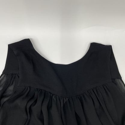 Deuxieme Classe ドゥーズィエムクラス 25-040-500-4010 25年製 ﾌﾞﾗｯｸ ﾄﾘｱｾｼﾌｫﾝ Vﾈｯｸ ﾜﾝﾋﾟｰｽ ワンピース F