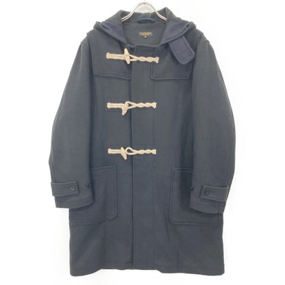 A VONTEGE アボンタージ ﾌﾞﾗｯｸ ﾀﾞｯﾌﾙ ﾌｰﾃﾞｨｺｰﾄ コート S