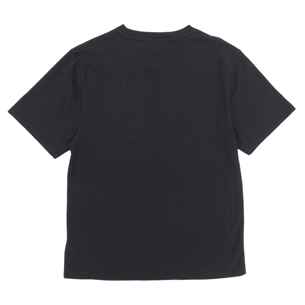 AMI PARIS アミパリス フランス ロゴTシャツ トップス レディース ブラック L トップス L