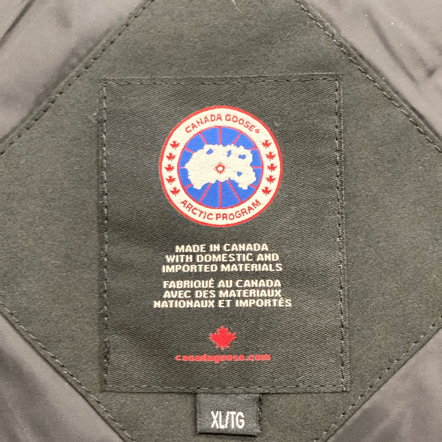 CANADA GOOSE カナダグース 3805M ﾌﾞﾗｯｸ CARSON PARKA/ｶｰｿﾝﾊﾟｰｶｰ ﾀﾞｳﾝｼﾞｬｹｯﾄ ジャケット XL