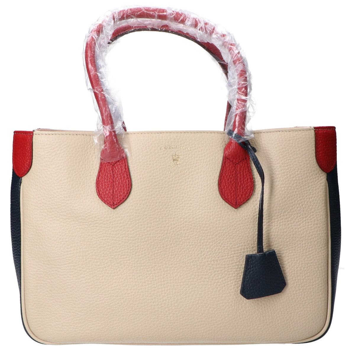 A.D.M.J. Accessoires De Mademoiselle ADMJ 【新品同様】18SC080110 シュリンク型押し トートバッグ