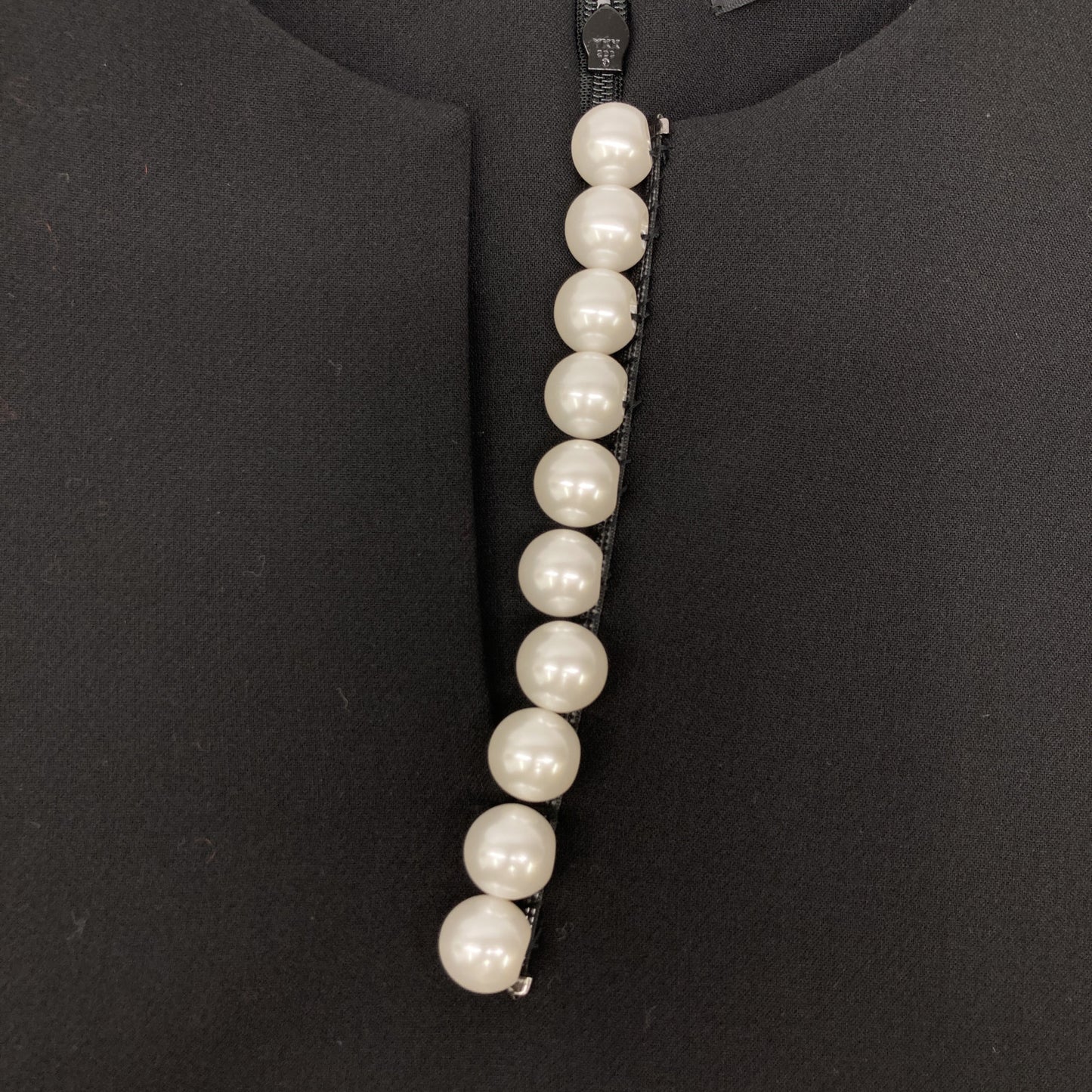 YOKOCHAN ヨーコチャン YCB-421-285 ﾌﾞﾗｯｸ ﾚｰﾖﾝ混 ｷﾞｬｻﾞｰｽﾘｰﾌﾞﾊﾟｰﾙﾌﾞﾗｳｽ トップス 36