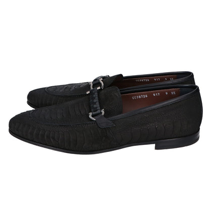 Salvatore Ferragamo サルヴァトーレフェラガモ 【美品】UG98726 パイソンスエード ガンチーニ ホースビット ローファー シューズ 9EE