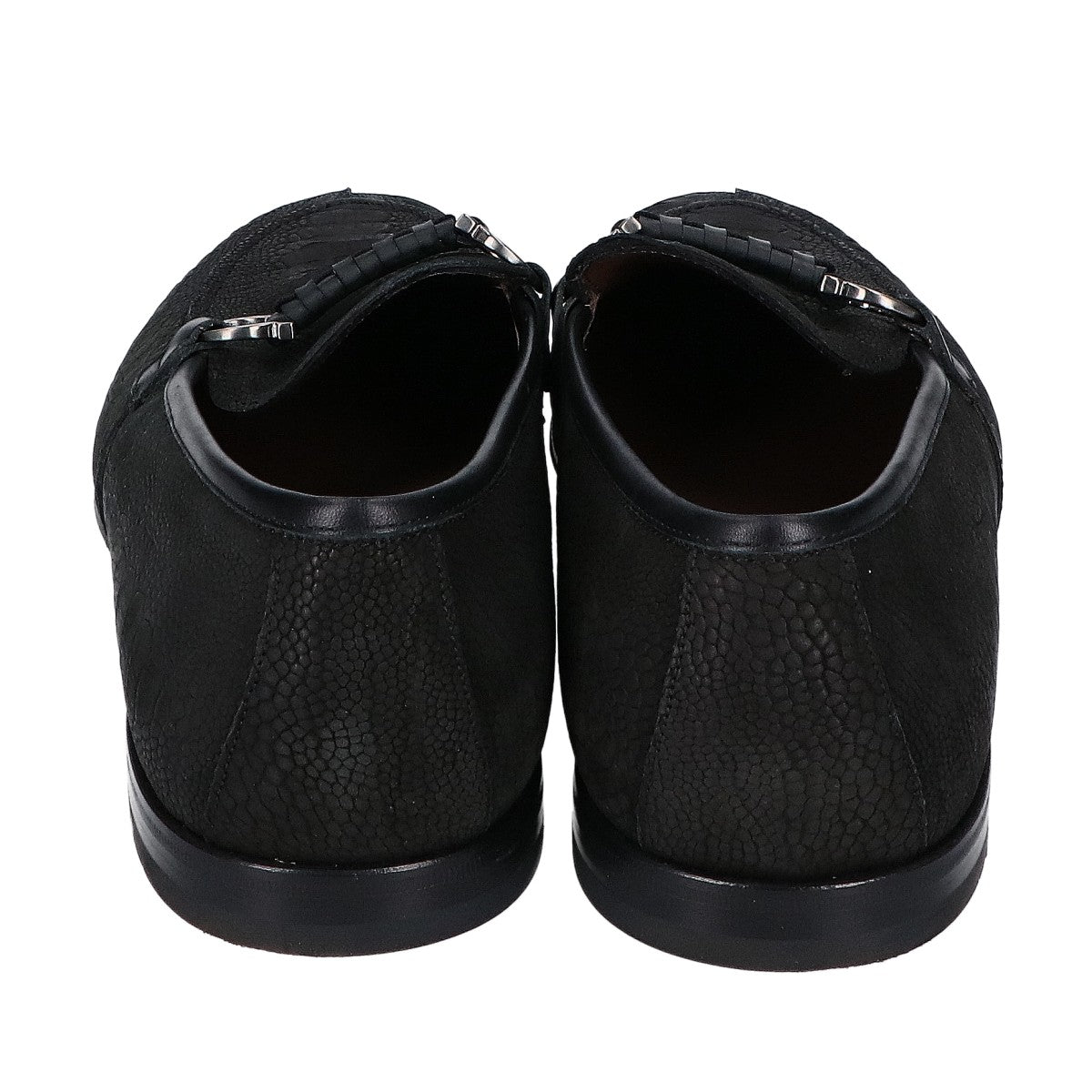 Salvatore Ferragamo サルヴァトーレフェラガモ 【美品】UG98726 パイソンスエード ガンチーニ ホースビット ローファー シューズ 9EE